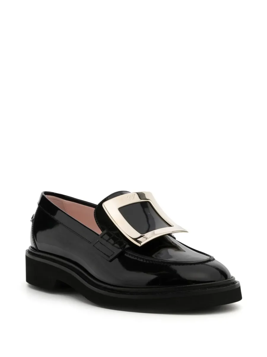 buckle-detail leather loafers 3