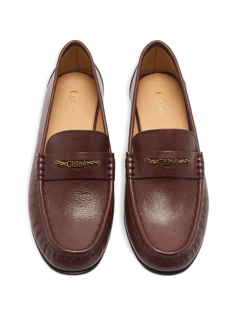chain-detail loafers 6