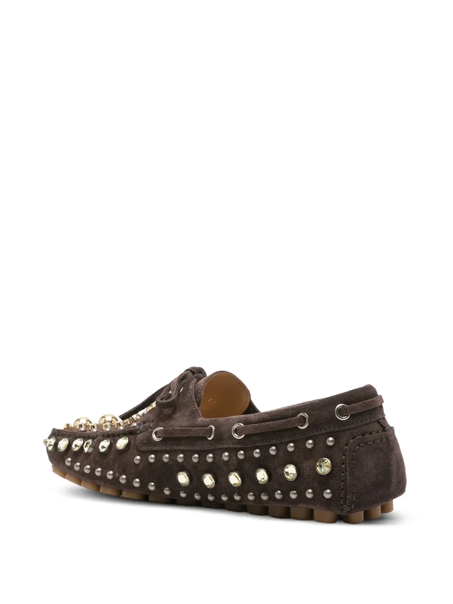 studded suede boat shoes 5