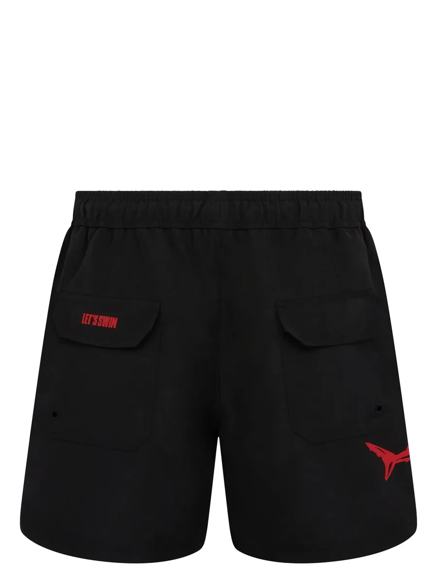Shark-print swim shorts 4