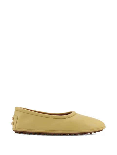 studded ballet flats
