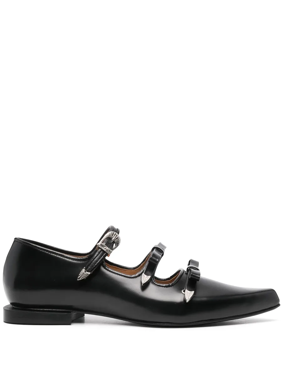 buckled ballet flats 2