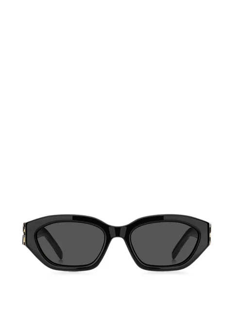 black-acetate sunglasses with Double B monogram