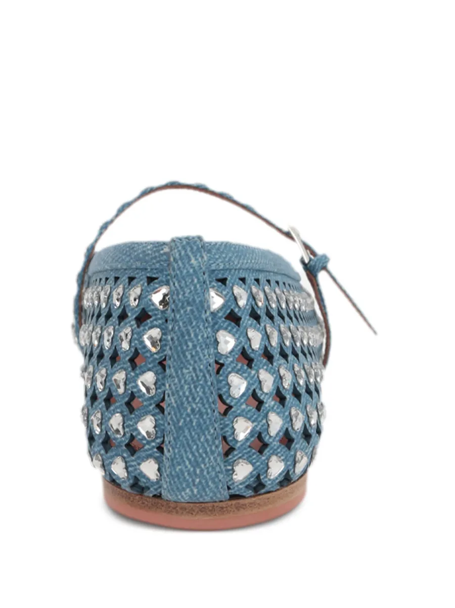 Anne embellished ballerina shoes 6