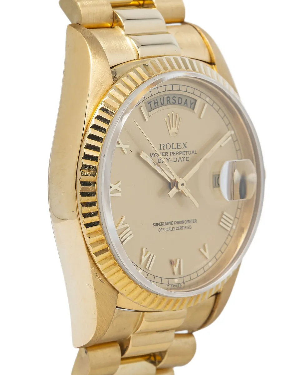 наручные часы Gold DayDate Fluted 36 мм 5