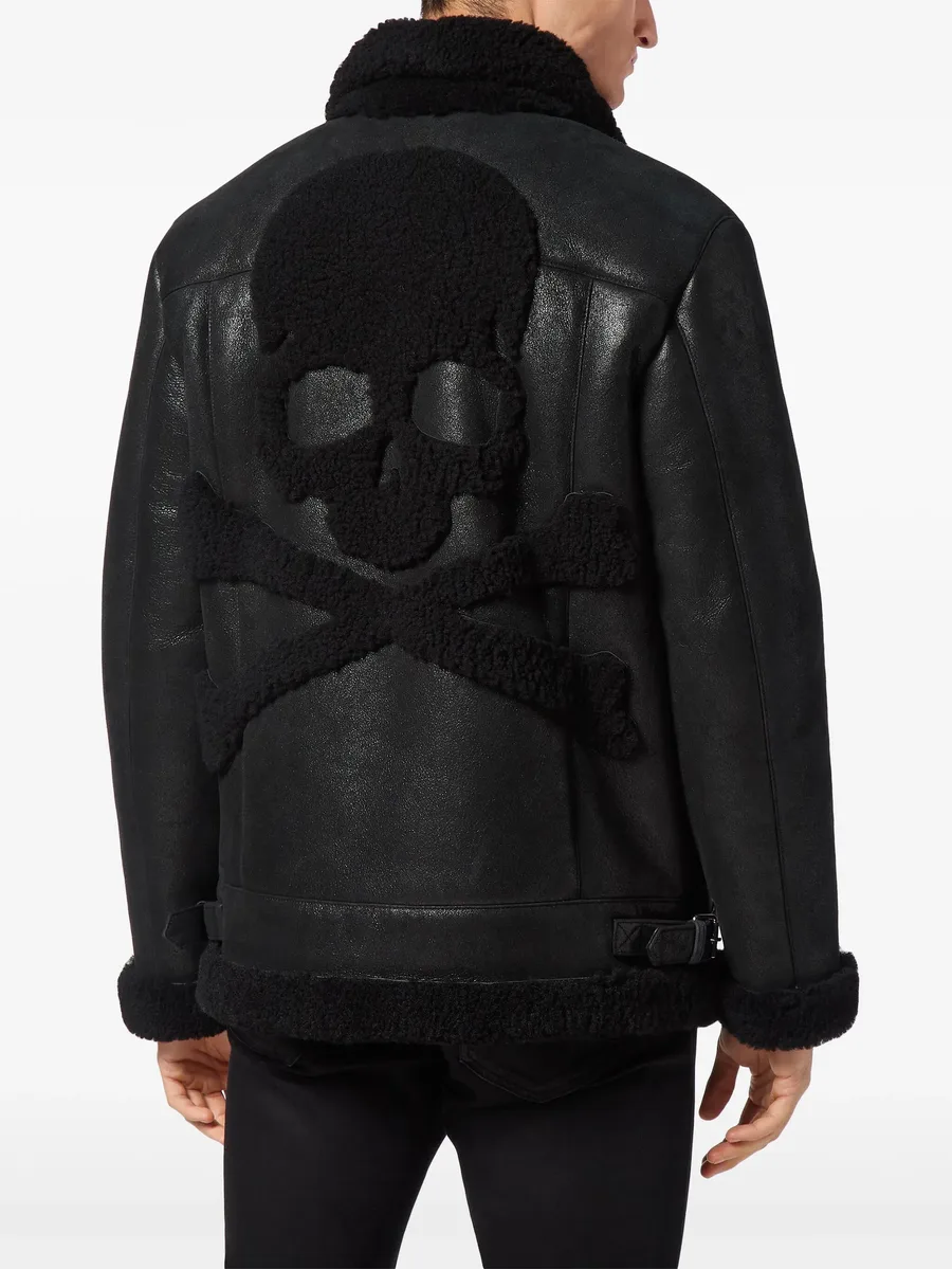 shearling biker jacket 8