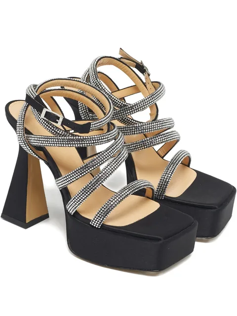 Sydney platform embellished sandals