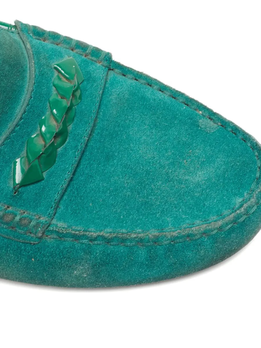suede loafers 9