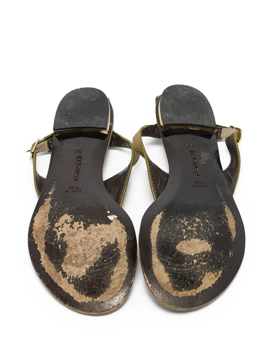 leather sandals 9
