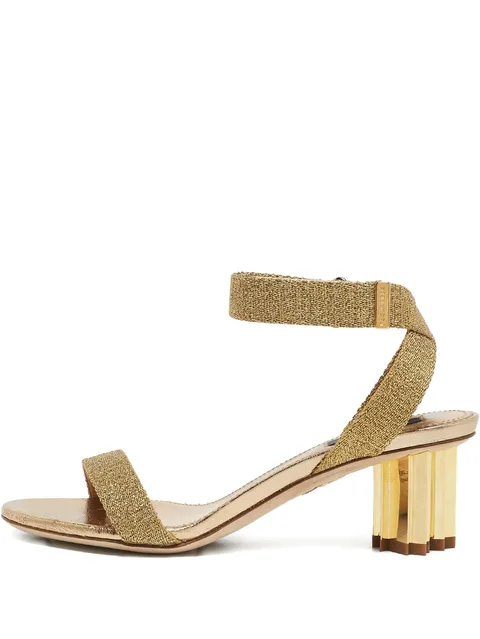 50mm lurex sandals