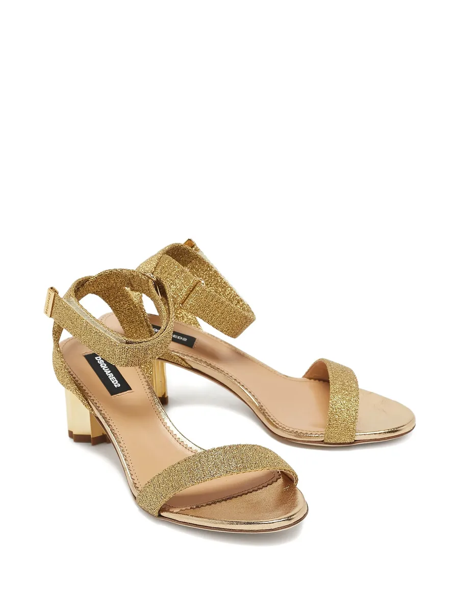 50mm lurex sandals 4