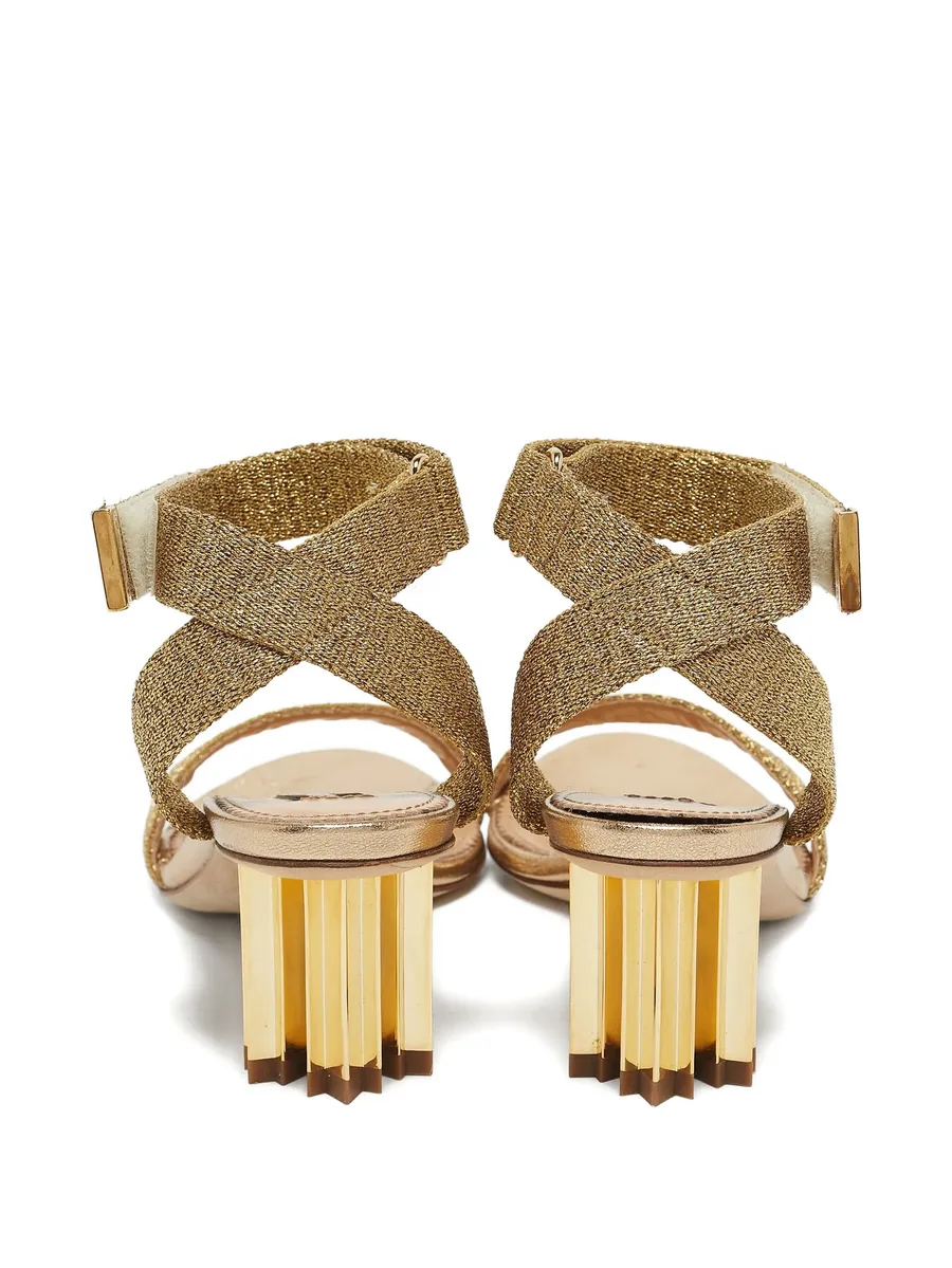 50mm lurex sandals 6