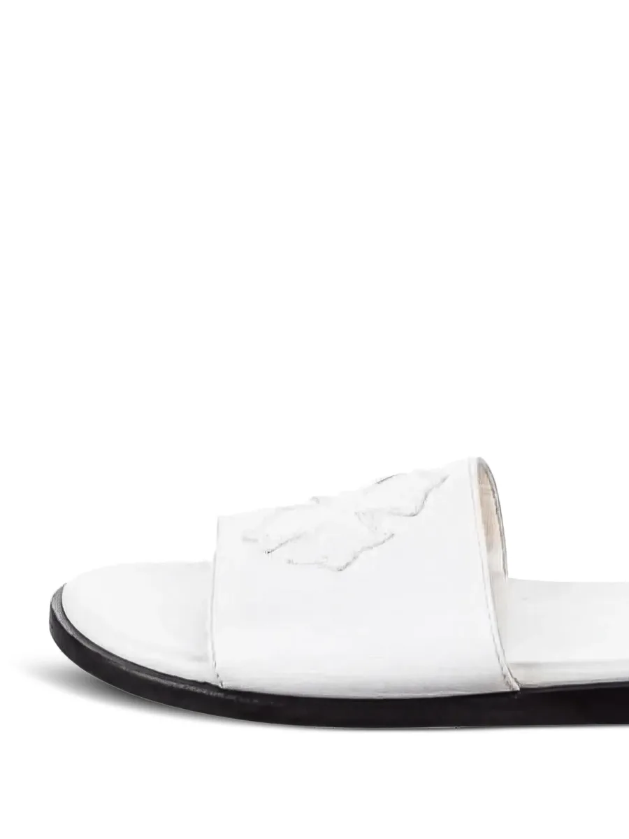 cross-patch leather sandals 3
