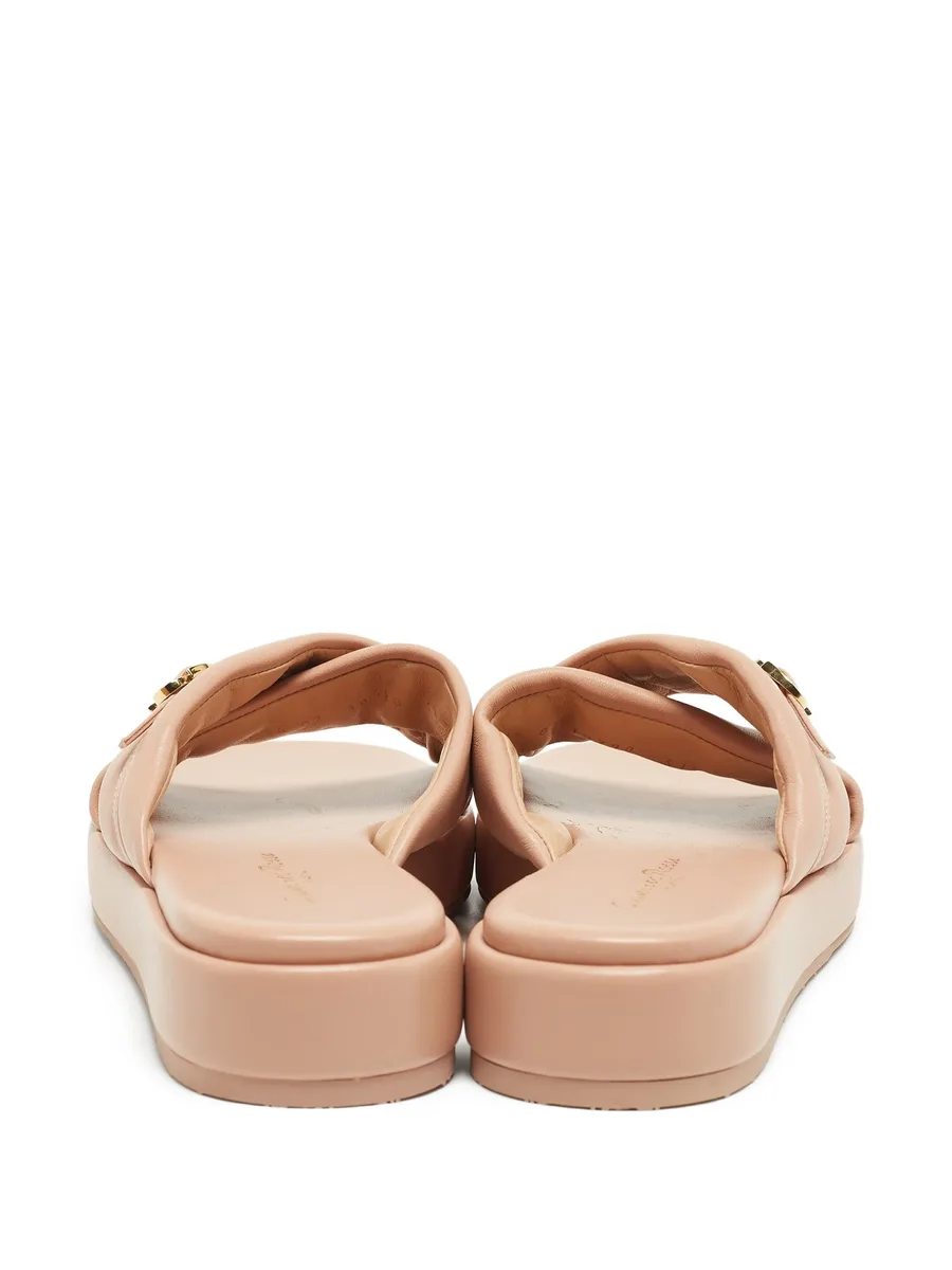 pre-owned Alima cross-strap sandals 6