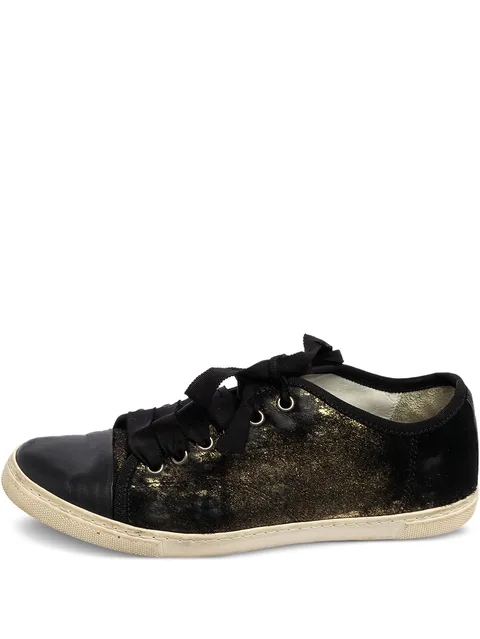 leather sneakers