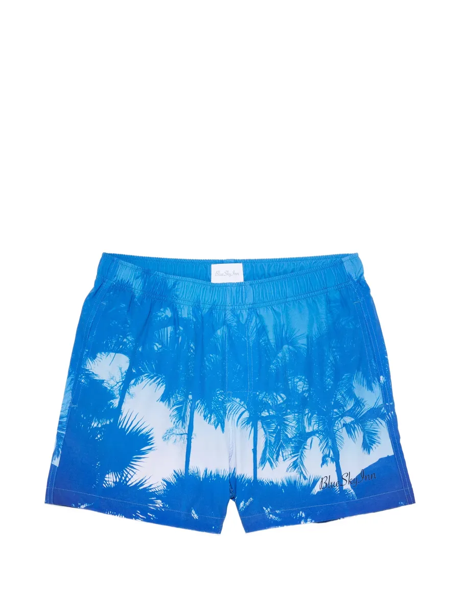 palm print swim shorts 1