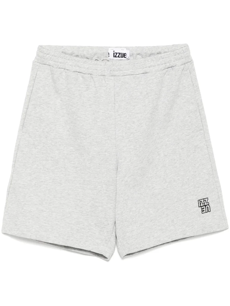 logo-embroidered shorts 1