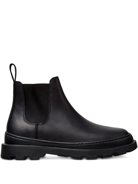 Brutus elastic-panelled leather Chelsea boots