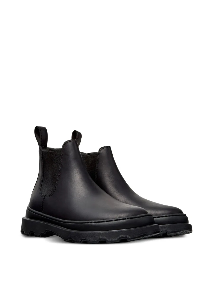 Brutus elastic-panelled leather Chelsea boots 3