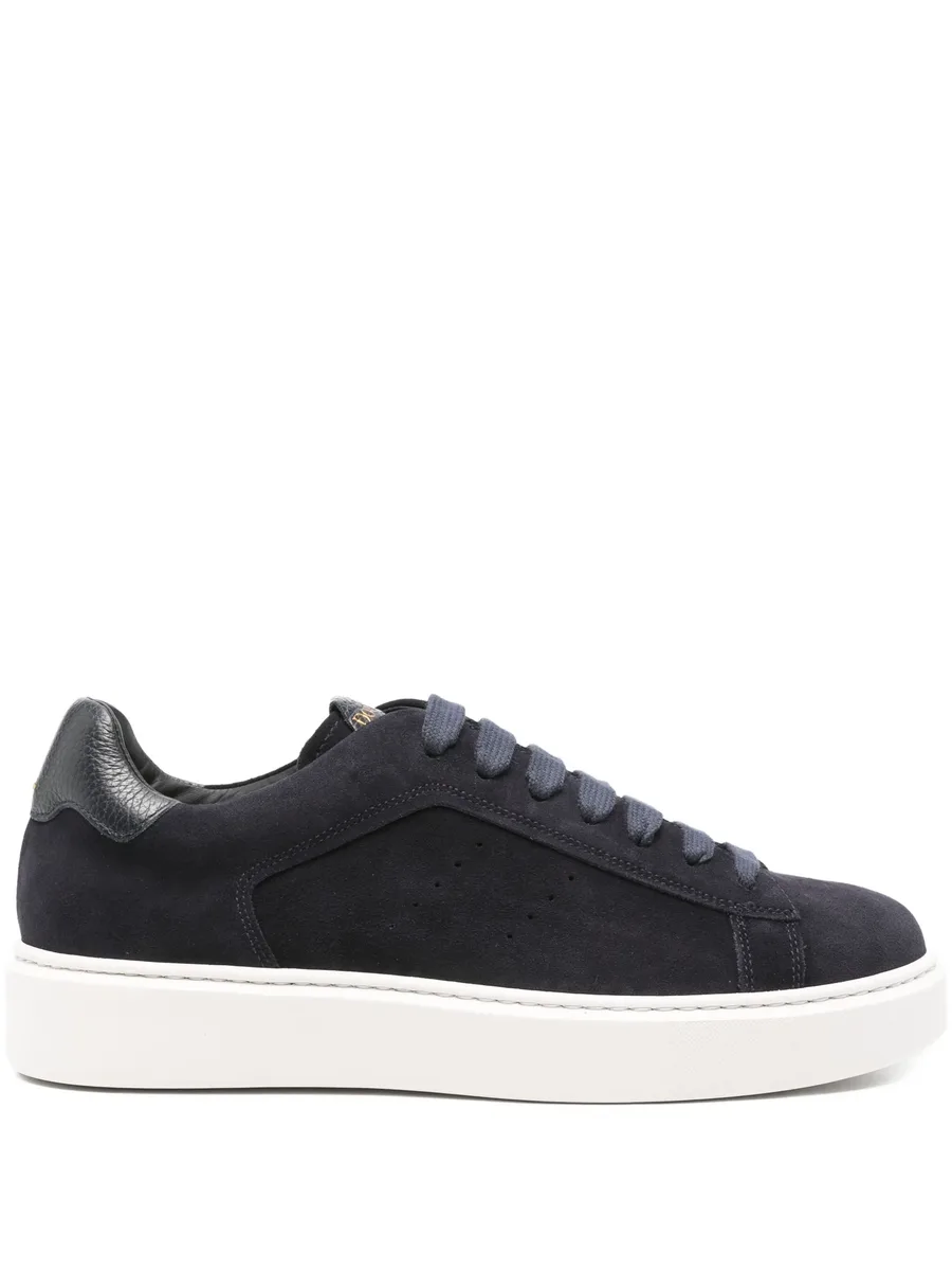 Clay suede lace-up sneakers 2