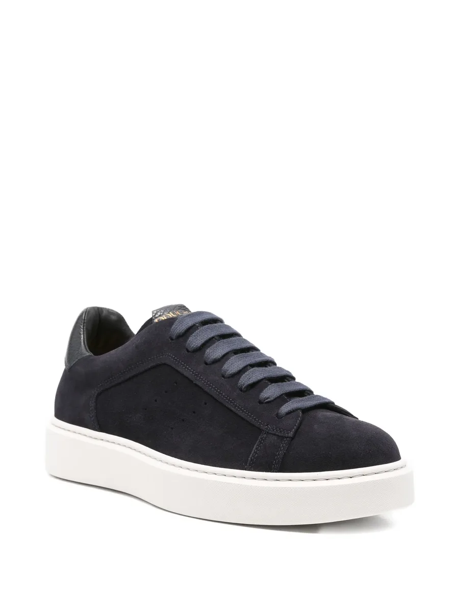 Clay suede lace-up sneakers 4