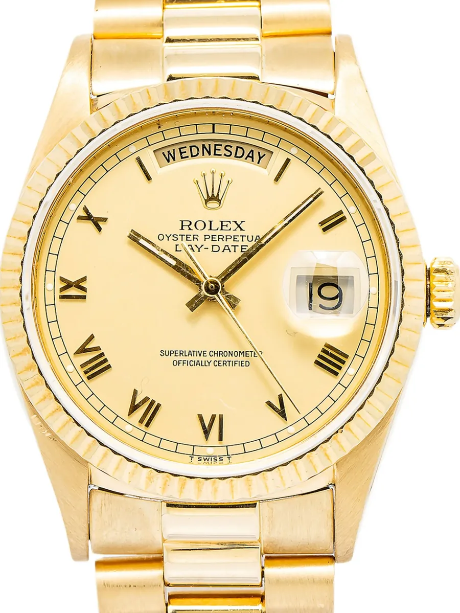 наручные часы Gold DayDate Fluted 36 мм 3