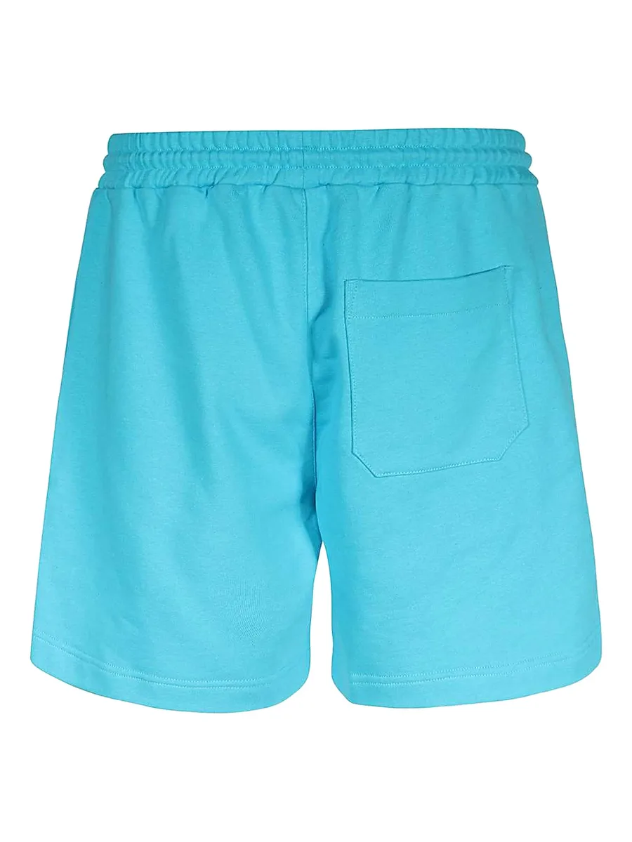 elasticated-waistband cotton shorts 3