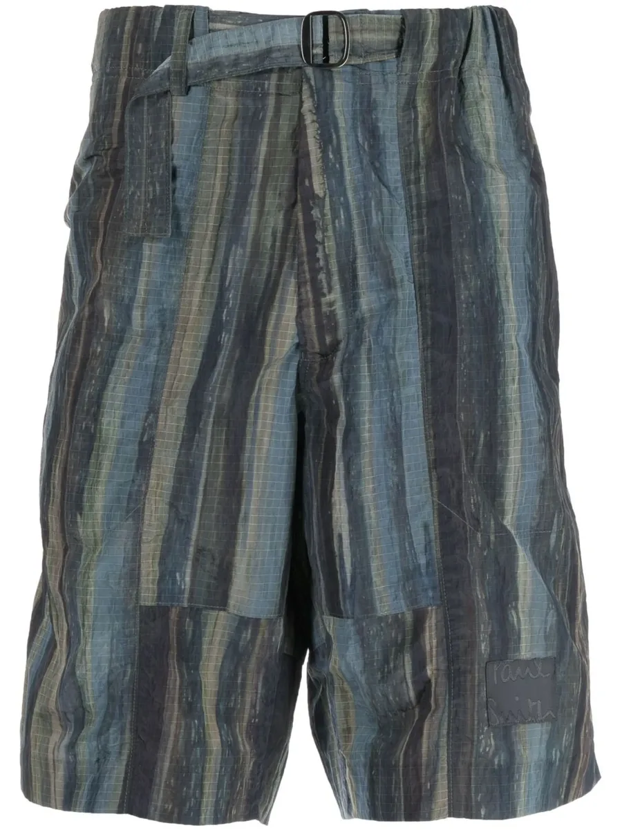 Woodland-print Bermuda shorts 1
