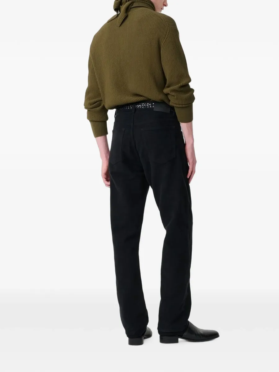 Oran ribbed-knit high-neck cardigan 4