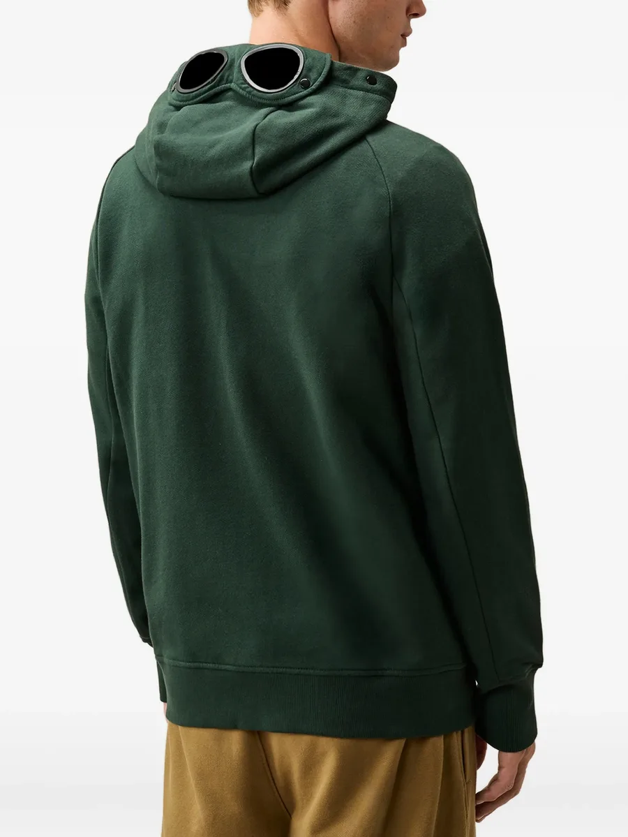 diagonal raised fleece Goggle zip sweatshirt 4