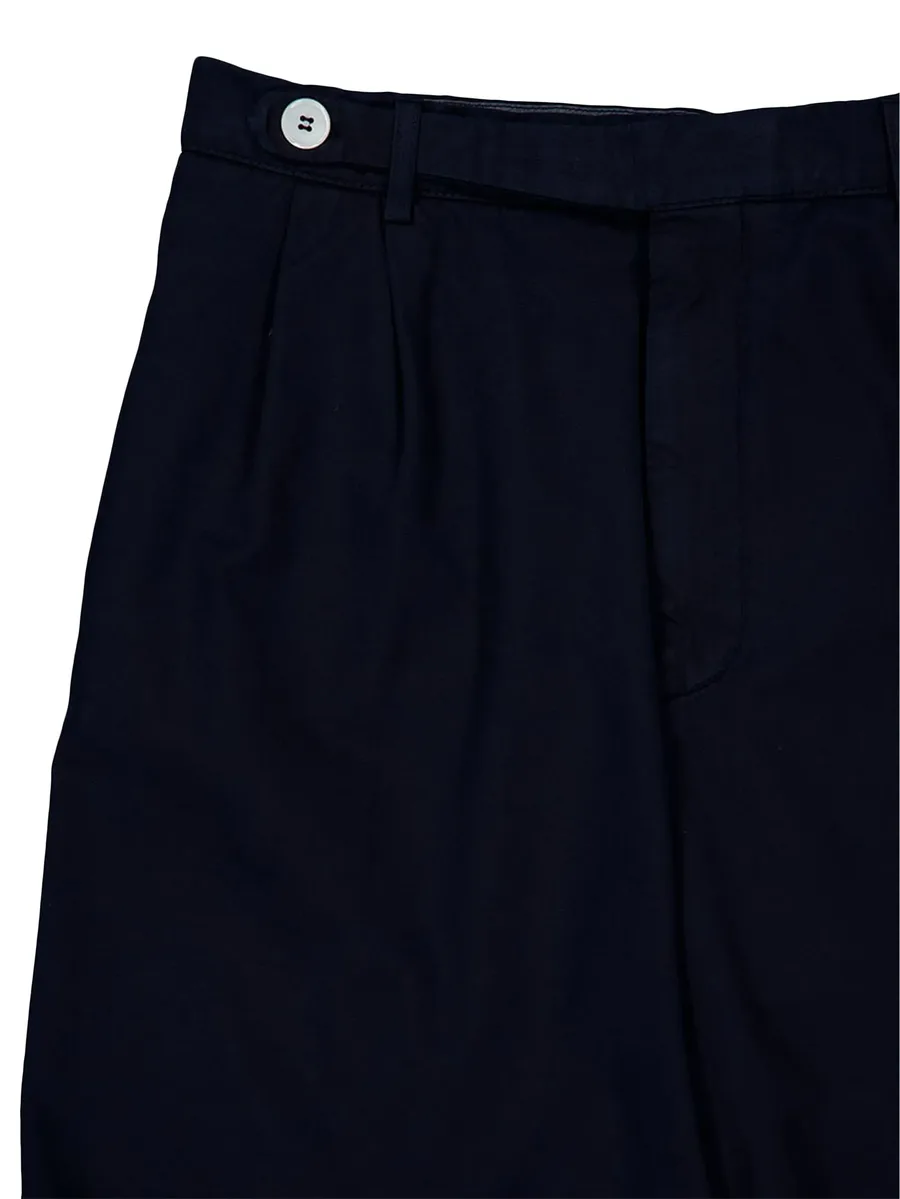 pleated cotton shorts 8