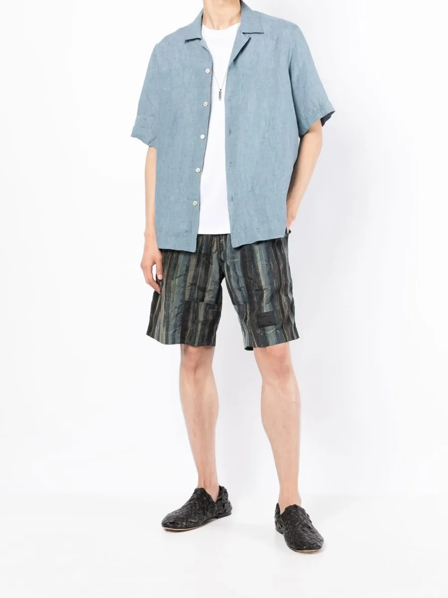 Woodland-print Bermuda shorts 4