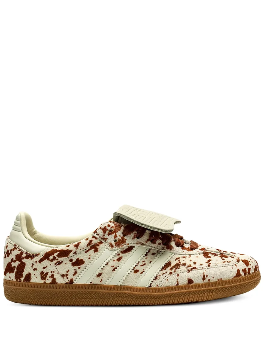 кроссовки Samba LT Cow Print - Brown/White 2