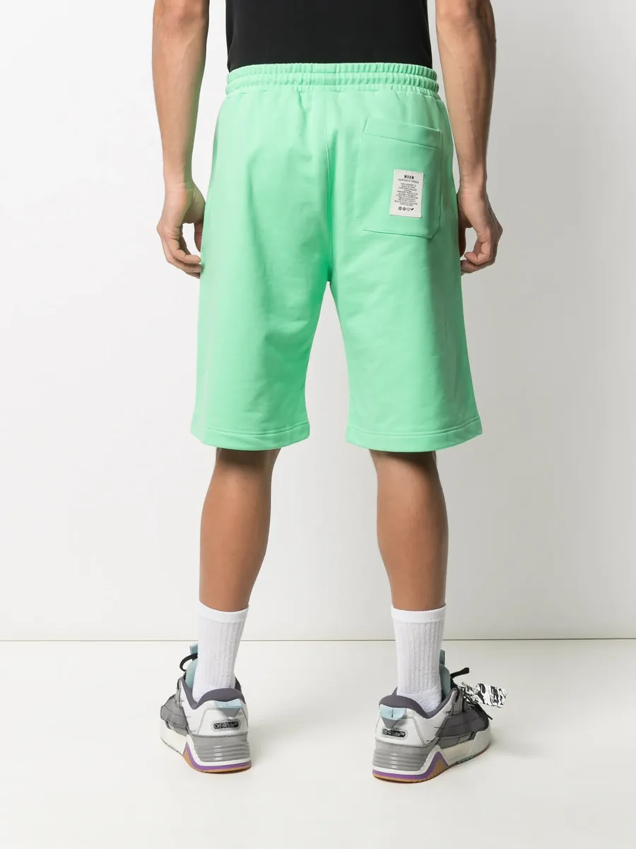 logo-print shorts 7