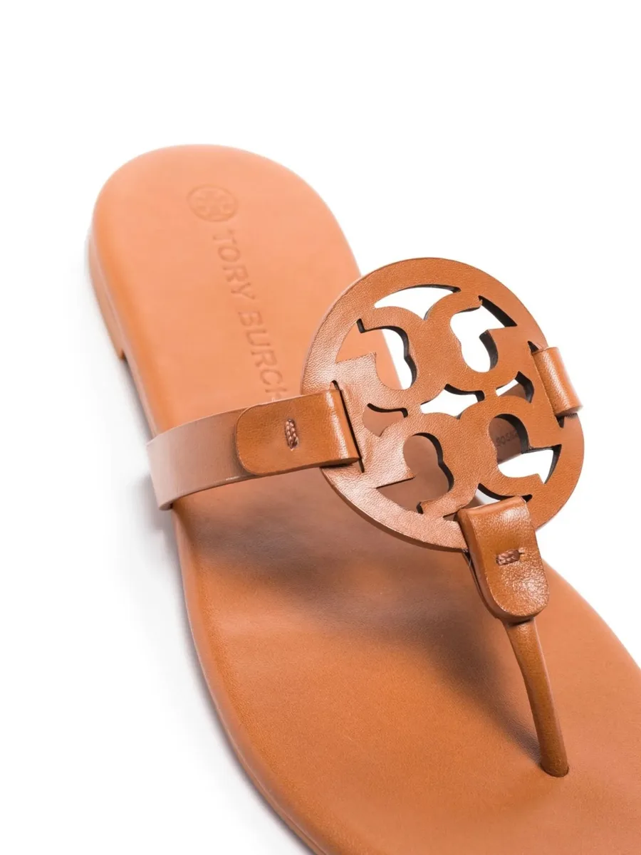 Miller Soft logo leather sandals 3