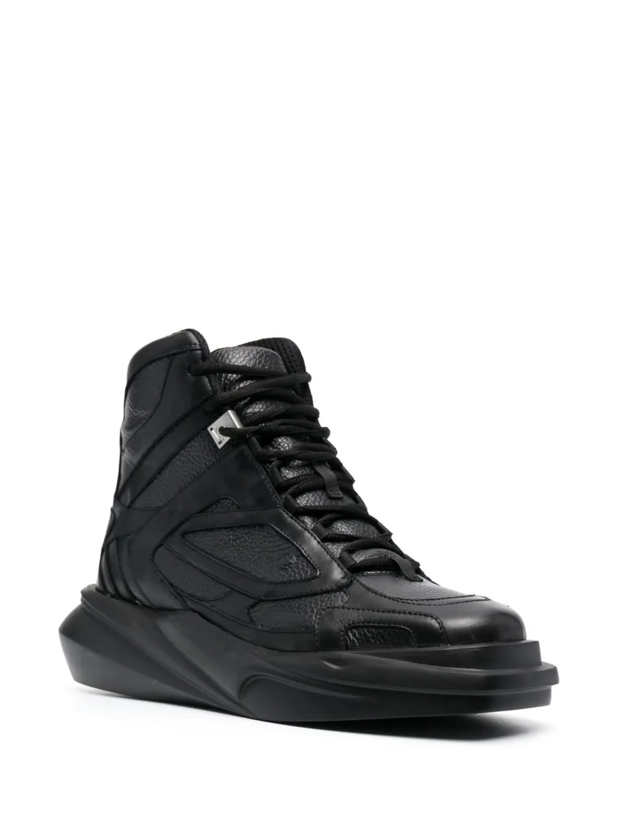 lace-up high-top sneakers 3