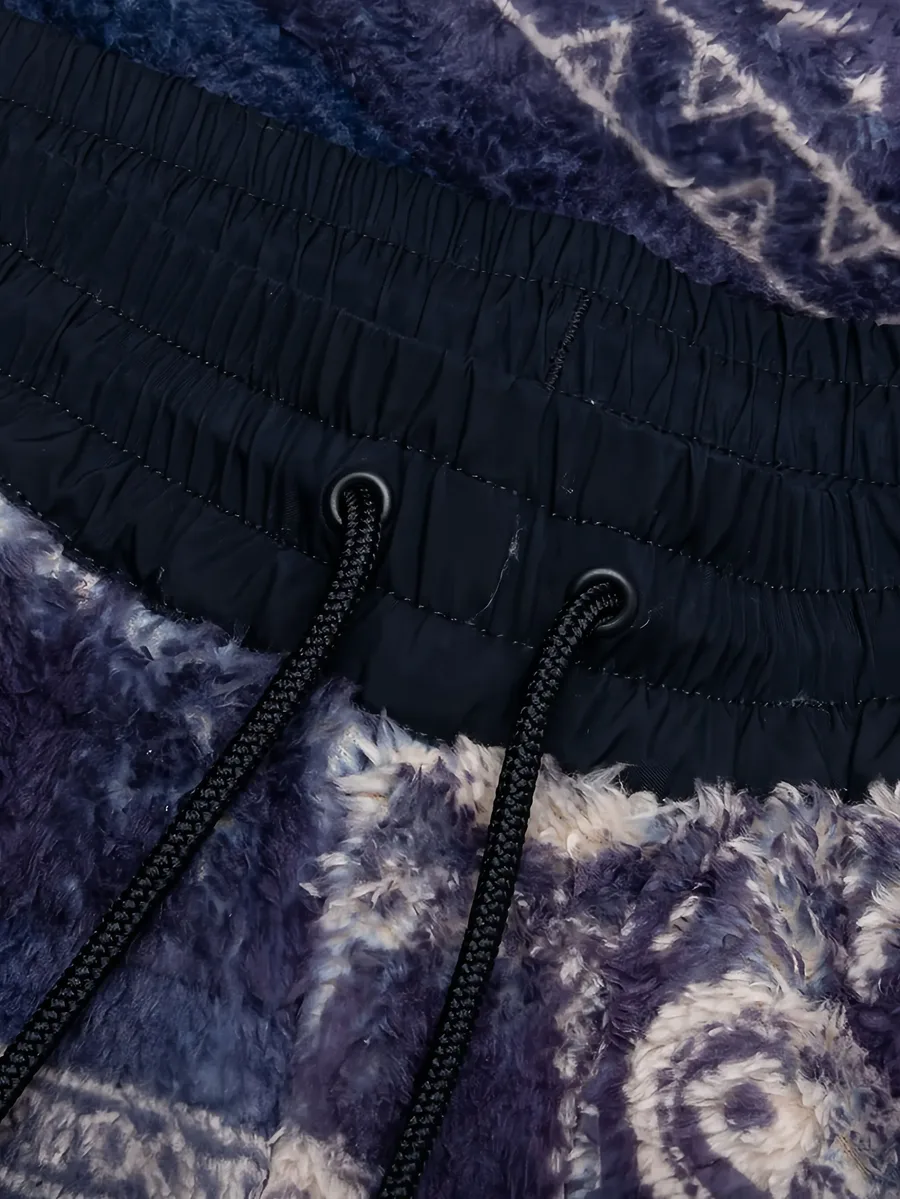 bandana-pattern track pants 7