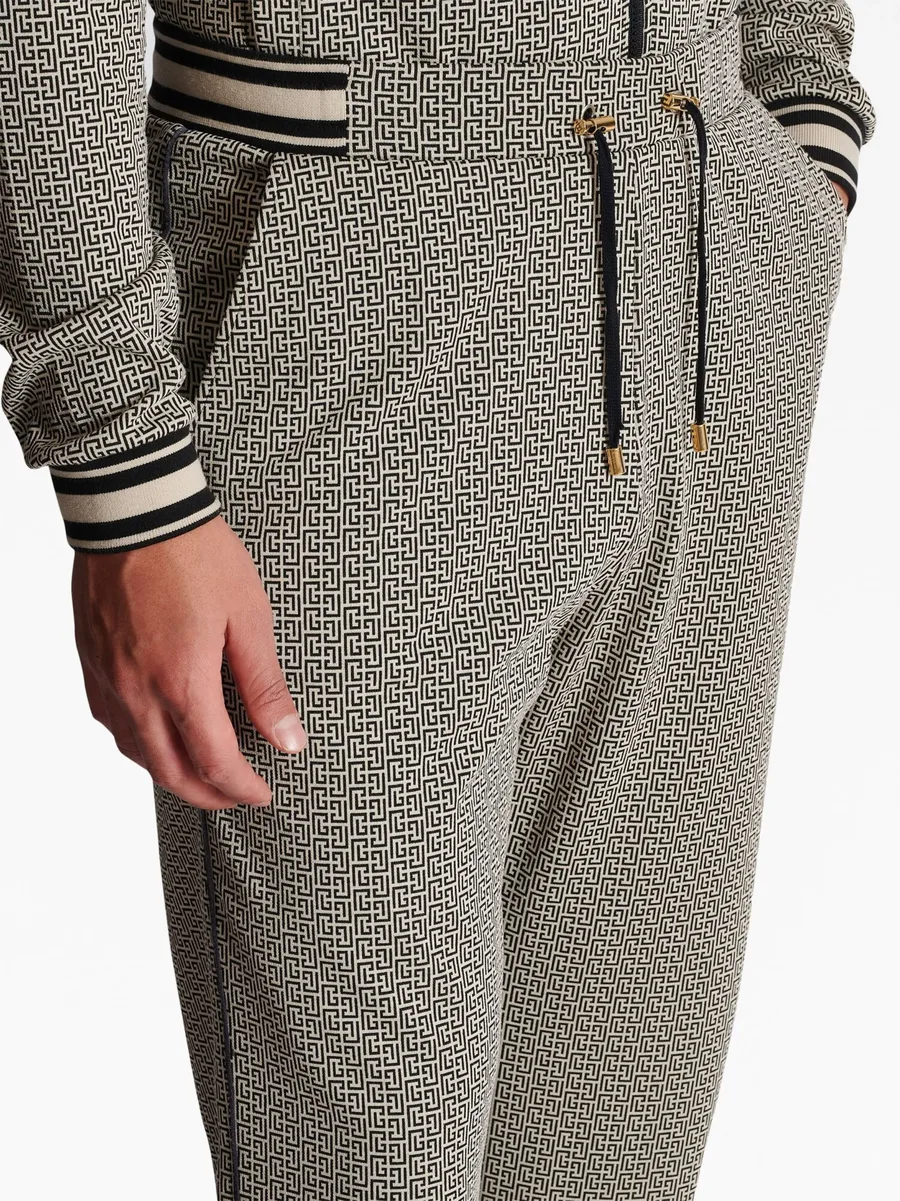 mini monogram-jacquard track pants 11