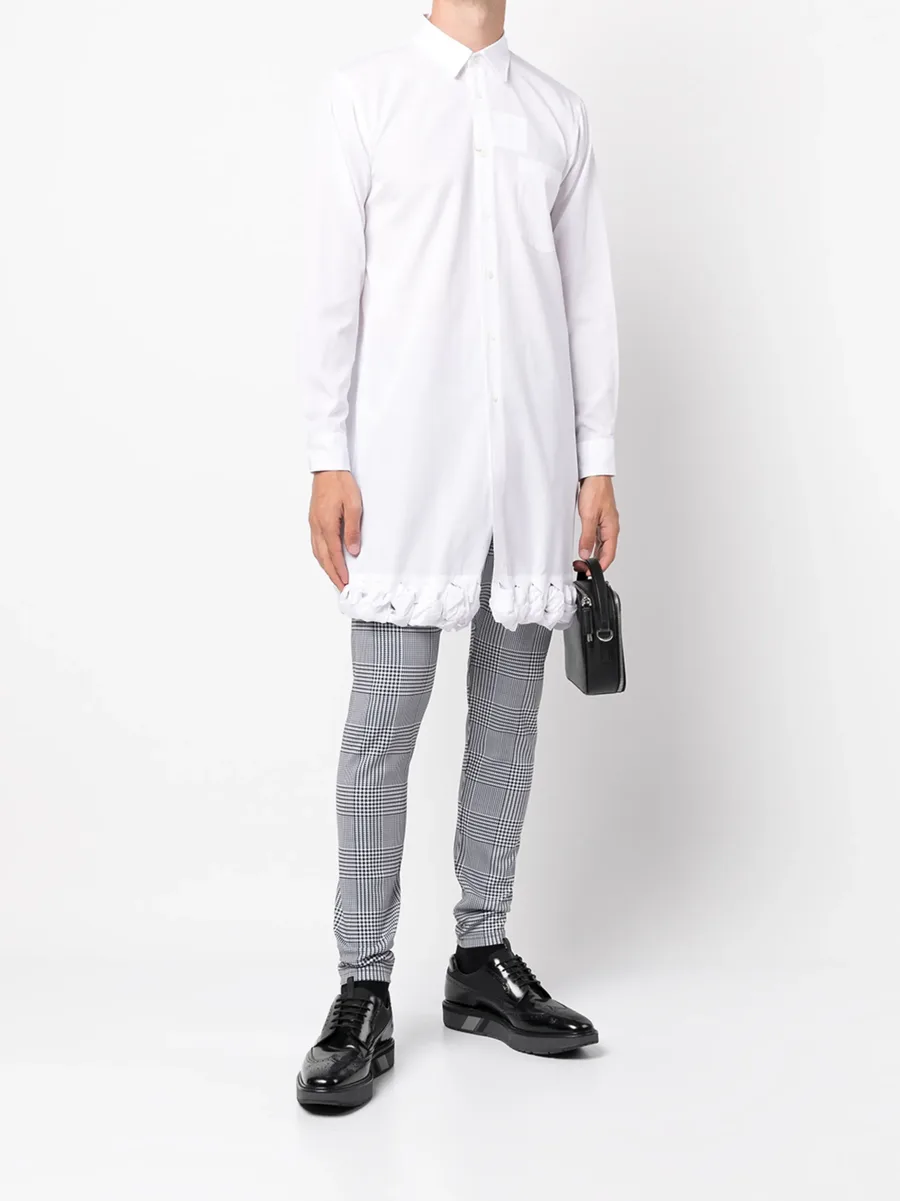 contrast-trim cotton shirt 3
