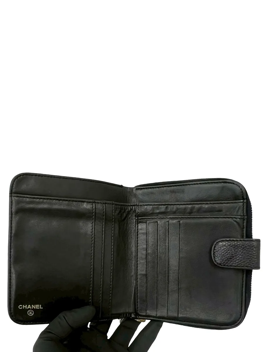 маленький кошелек CC Caviar Bifold (1997-1999 годы) 8