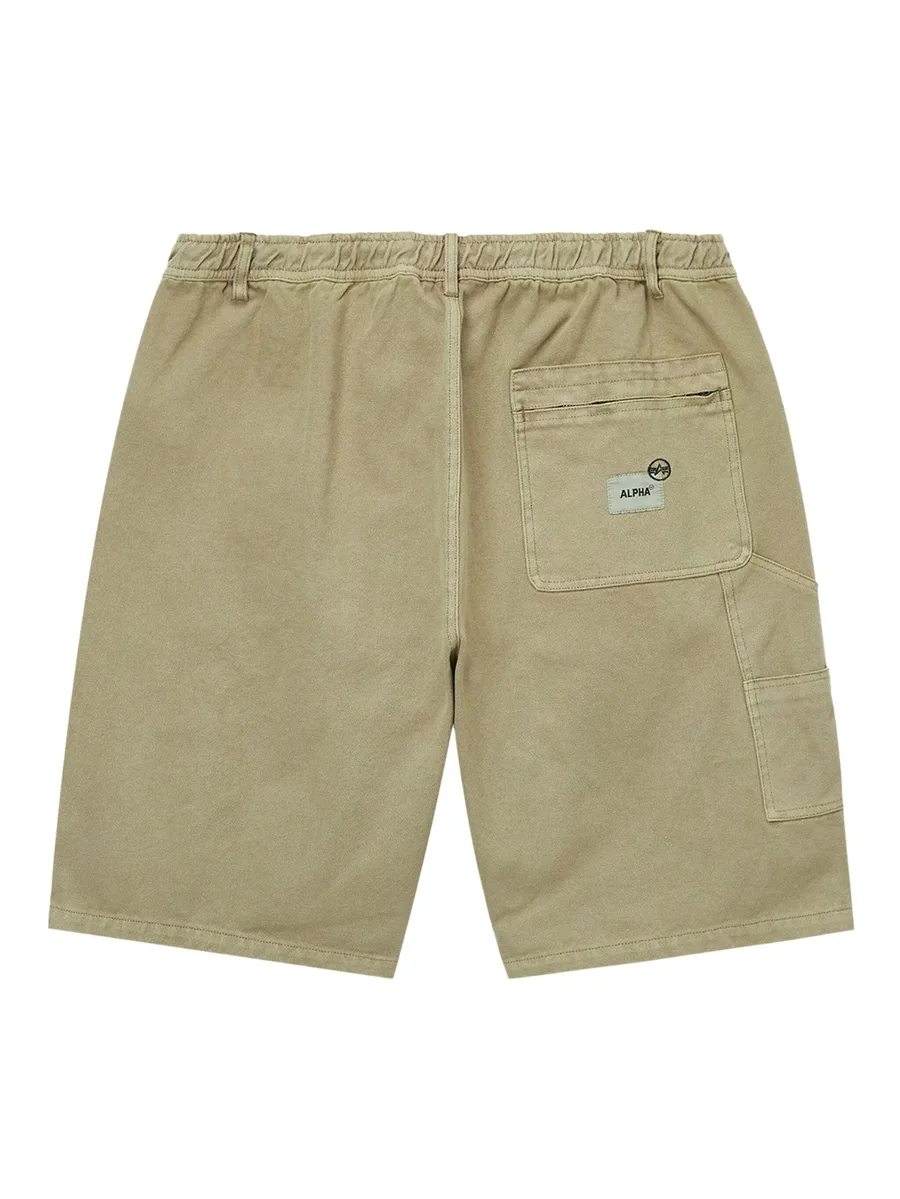 utility-pockets cotton shorts 9