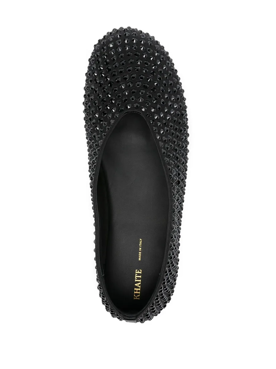 Marcy crystal-emebellished ballerinas 7