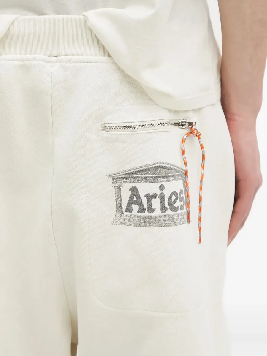 Premium Aged Temple logo-print shorts 8