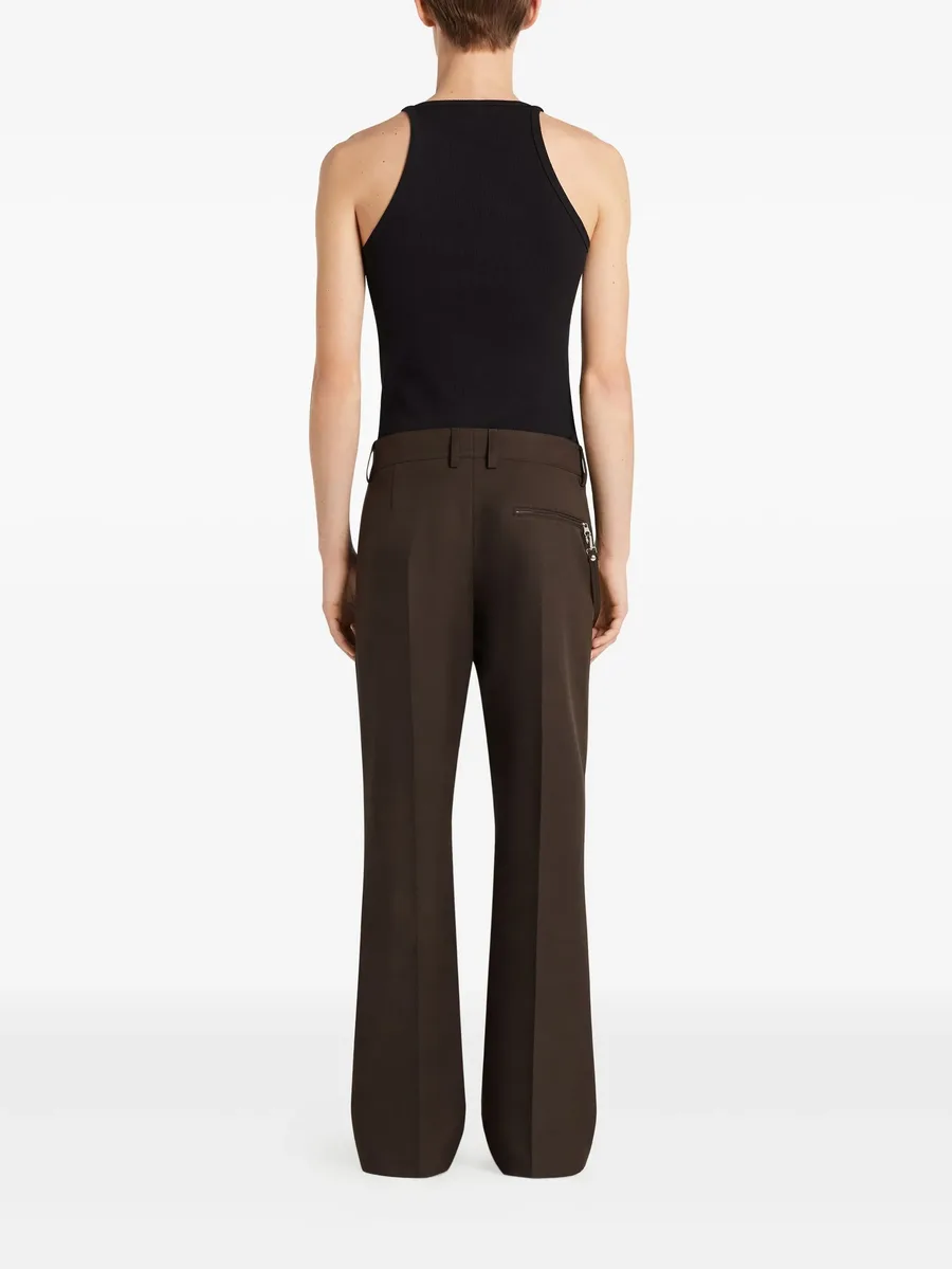 scoop-neck sleeveless tank 7