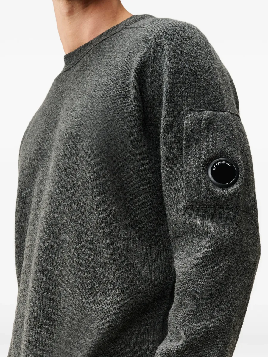 lambswool Lens crewneck sweater 5