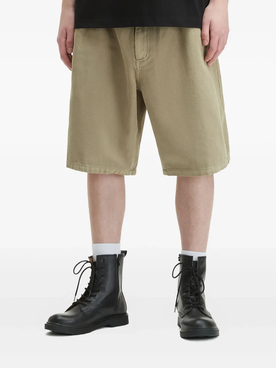 utility-pockets cotton shorts 6
