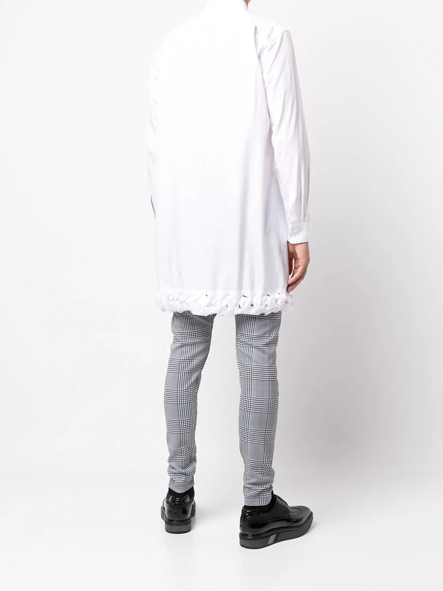contrast-trim cotton shirt 7