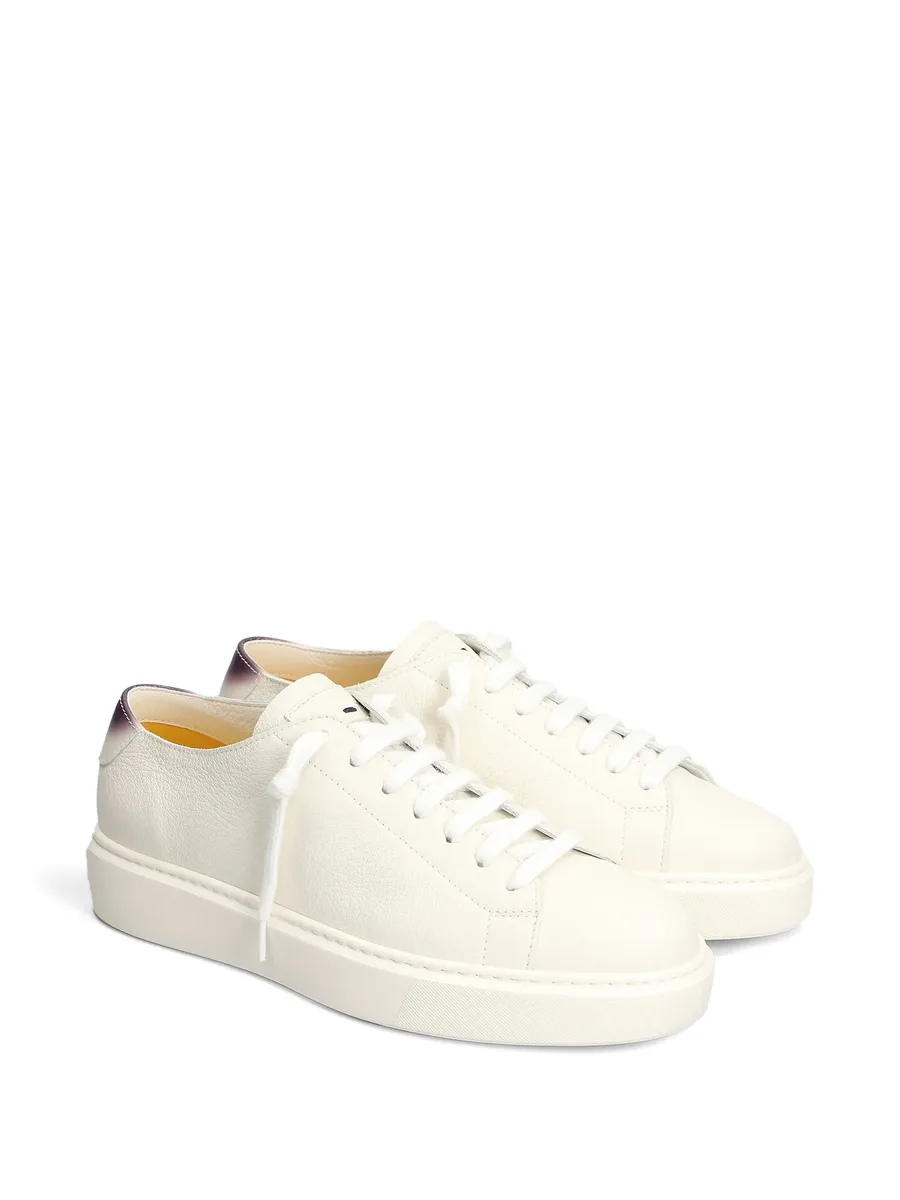 pebbled-leather sneakers 3