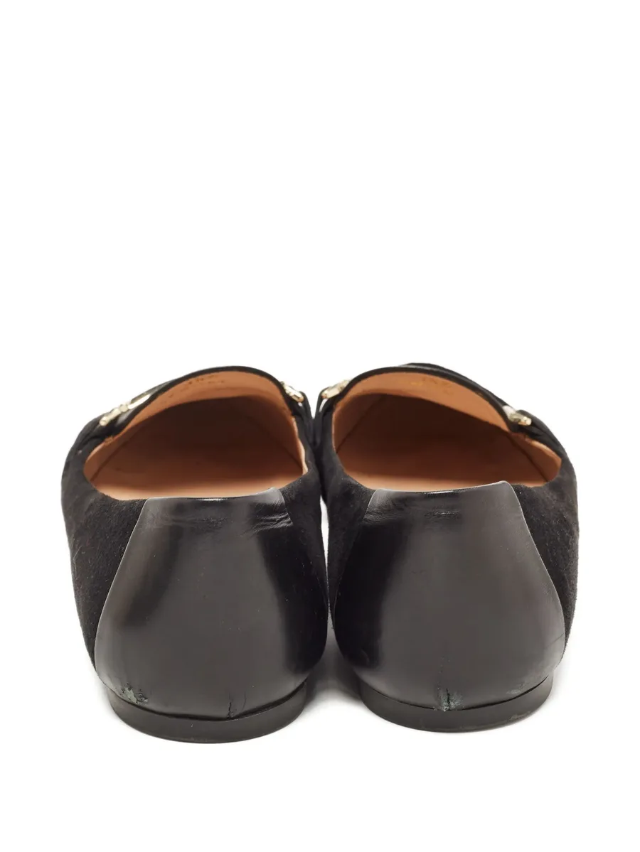 suede bar-detail loafers 3