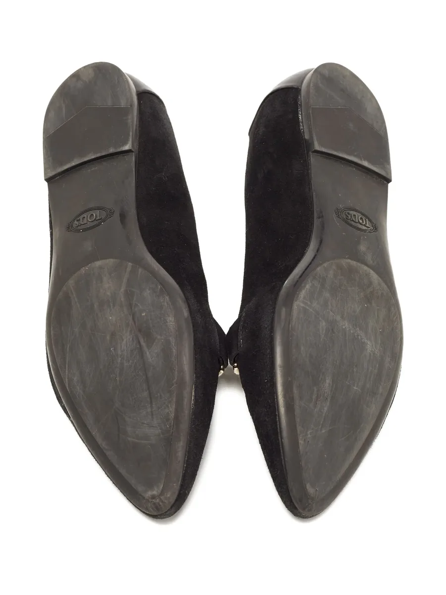 suede bar-detail loafers 6